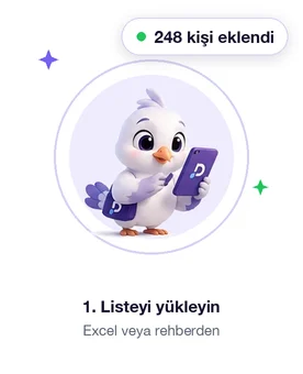 Adım 1: Davetli listenizi yükleyin
